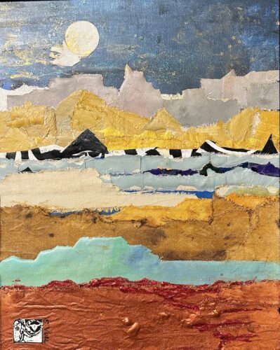 FEB BOS Lynn Bunnell, "Guardians Gift", Acrylic